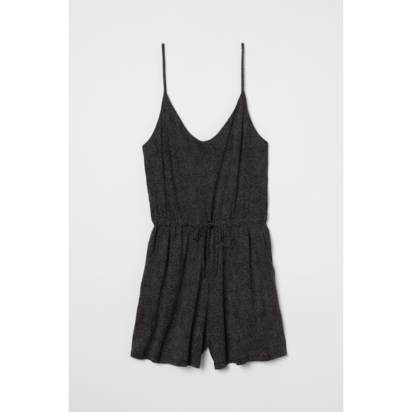 H&M Pants - H&M Micro-dot Jersey Romper - NWT size Medium
